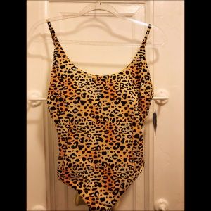 YMI Reversible Leopard 1 piece Swimsuit (M)